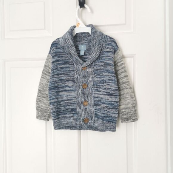 2/$30 Gap toddler boys knit sweater size 12-18 m - Picture 1 of 4